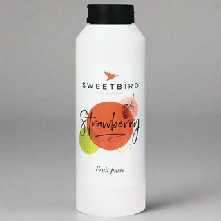 Sweetbird  Puré de fresa natural - 1 l - Vegano y sin gluten