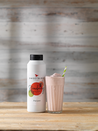 Sweetbird  Puré de fresa natural - 1 l - Vegano y sin gluten