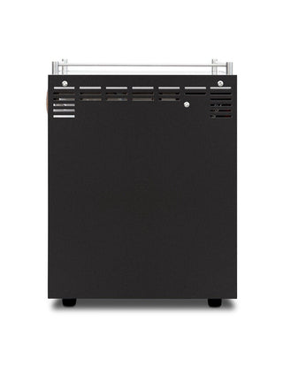 Ascaso Steel UNO PID espresso machine in black, semi-professional with 60mm portafilter and PID control - Back