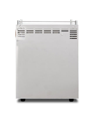 Ascaso Steel UNO PID espresso machine in stainless steel, semi-professional with 60mm portafilter and PID control - Back
