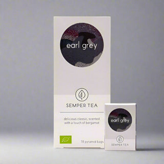 Semper Tea Earl Grey  – 18 Pyramid Bags