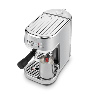 Sage Bambino Plus espresso machine in stainless steel with 54mm portafilter with automated milk frother