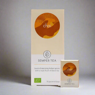 Semper Tea - Exotic Chai Tea Blend - 18 Pyramid Bags